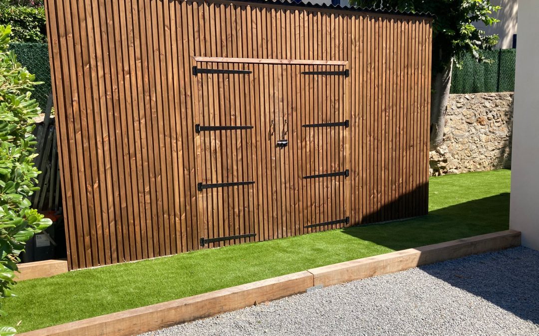 Création d’une terrasse et cabanon en bois