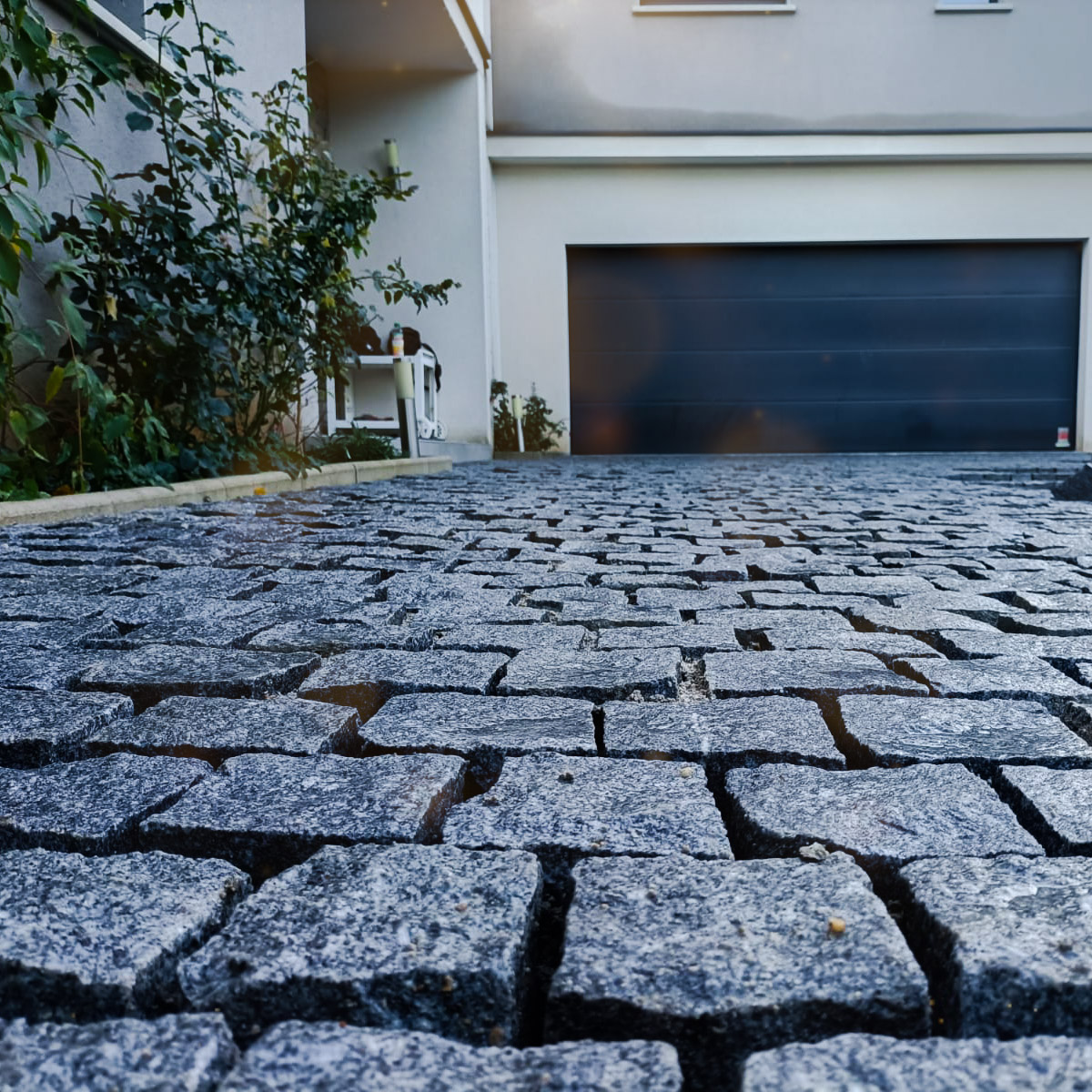 Pose De Pave Granit